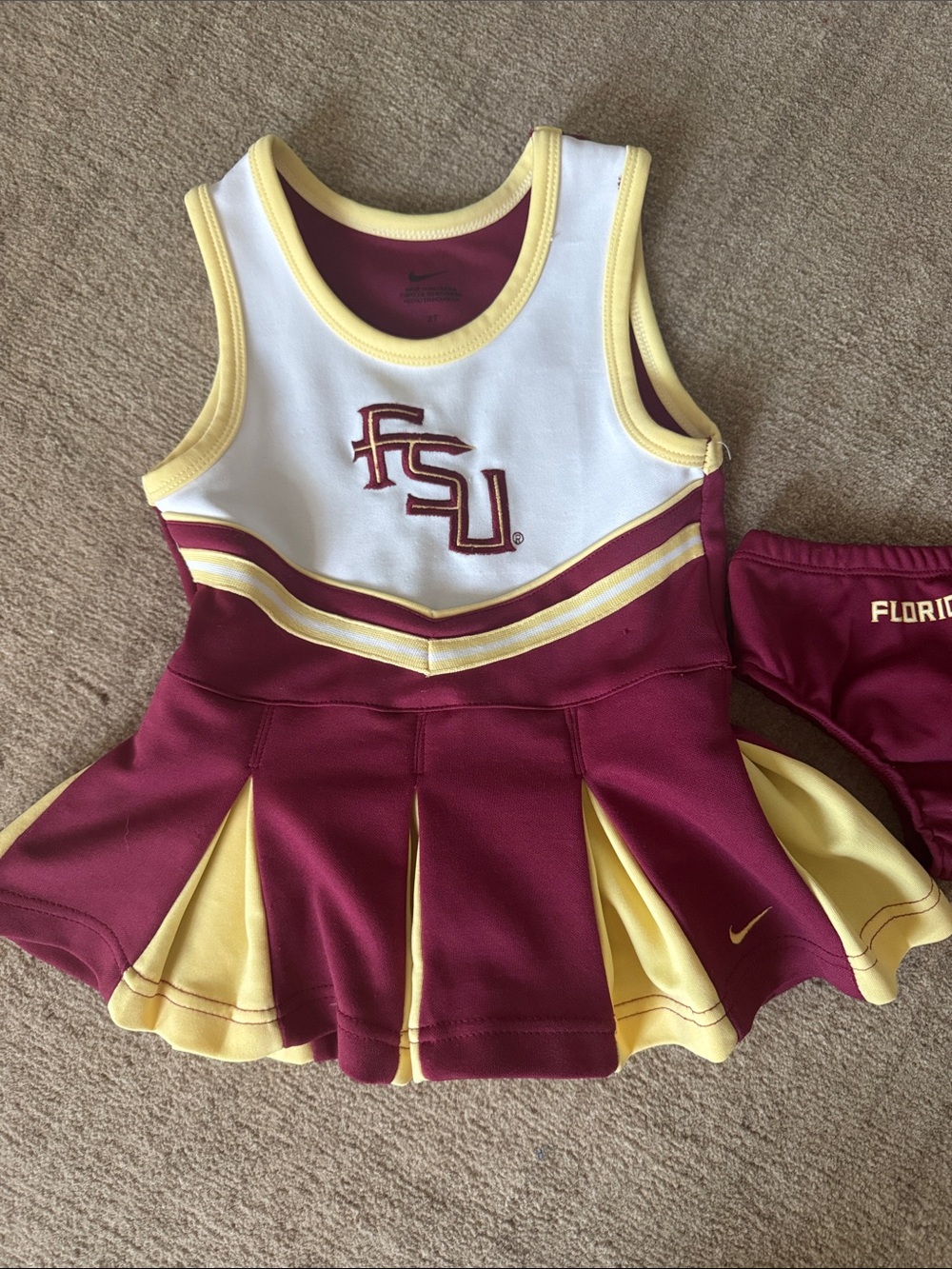 2T FSU cheerleader outfit Nike - Picture 2 of 4
